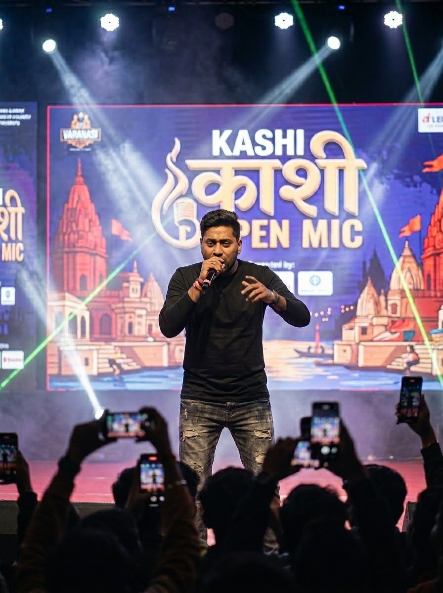 Khan at Kashi Open Mic 2022